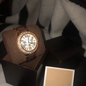 Michael Kors rose gold watch